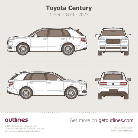 Toyota Century blueprint
