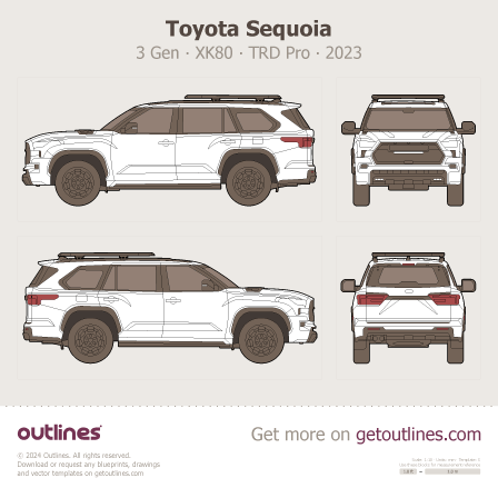 Toyota Sequoia blueprint