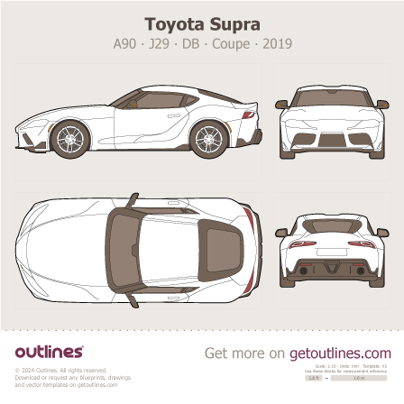 Toyota Supra blueprint