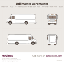 2000 Utilimaster Aeromaster Step Van ∙ HLS 18’ ∙ P900/1000 ∙ H 81