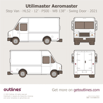 2021 Utilimaster Aeromaster Step Van ∙ HLS2 12’ ∙ P500 ∙ WB 138