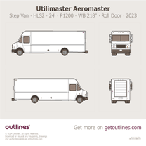 2023 Utilimaster Aeromaster Step Van ∙ HLS2 24' ∙ P1200 ∙ WB 218