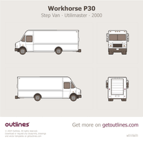 2000 Workhorse P30 Step Van ∙ Utilimaster ∙ HLS2 18' ∙ P1000 ∙ WB 178