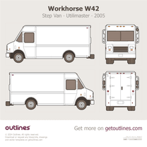 2005 Workhorse W42 Step Van ∙ Utilimaster 14' ∙ P700 ∙ P1000 ∙ WB 158